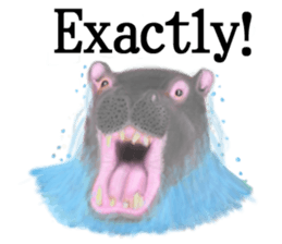 Cute animals sticker(English) sticker #12907133