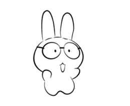 Koby the rabbit sticker #12990606