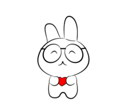 Koby the rabbit sticker #12990608