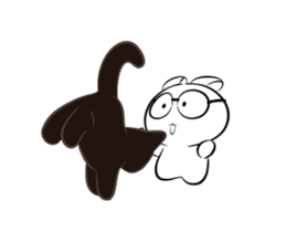 Koby the rabbit sticker #12990612