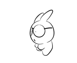 Koby the rabbit sticker #12990614