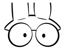 Koby the rabbit sticker #12990619