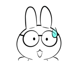 Koby the rabbit sticker #12990621