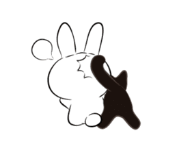 Koby the rabbit sticker #12990623