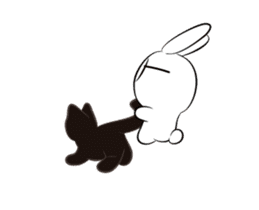 Koby the rabbit sticker #12990624