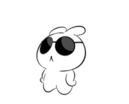 Koby the rabbit sticker #12990626