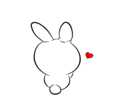 Koby the rabbit sticker #12990629