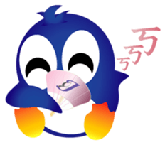 Fairy penguin III sticker #13544729