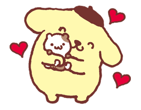 Pompompurin and Friends sticker #24711