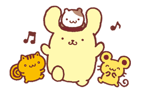 Pompompurin and Friends sticker #24724