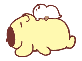 Pompompurin and Friends sticker #24733