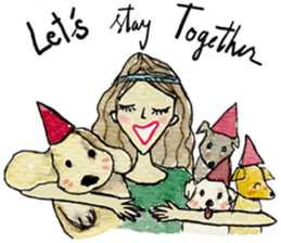 My Chopstick Girl x Happy Holidays sticker #14838552