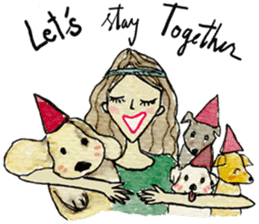 My Chopstick Girl x Happy Holidays sticker #14838552