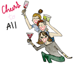 My Chopstick Girl x Happy Holidays sticker #14838560