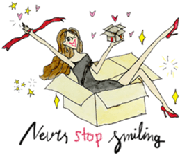 My Chopstick Girl x Happy Holidays sticker #14838564