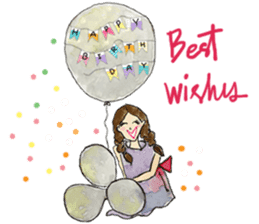 My Chopstick Girl x Happy Holidays sticker #14838565