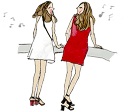 My Chopstick Girl x Happy Holidays sticker #14838572