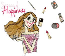 My Chopstick Girl x Happy Holidays sticker #14838577