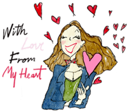 My Chopstick Girl x Happy Holidays sticker #14838578