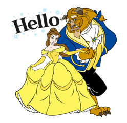 Beauty and the Beast sticker #26010