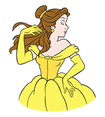 Beauty and the Beast sticker #26024