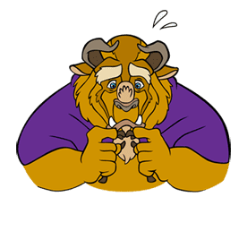 Beauty and the Beast sticker #26029