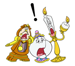 Beauty and the Beast sticker #26031