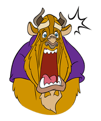Beauty and the Beast sticker #26032