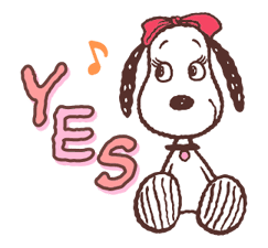 SNOOPY & BELLE sticker #691338