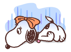 SNOOPY & BELLE sticker #691345