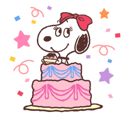 SNOOPY & BELLE sticker #691349