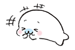 Mamegoma's Silly Sticker Set sticker #691471