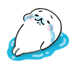 Mamegoma's Silly Sticker Set sticker #691475