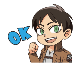 Attack on Titan Animated Stickers sticker #3190307