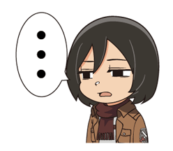 Attack on Titan Animated Stickers sticker #3190318