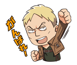 Attack on Titan Animated Stickers sticker #3190321