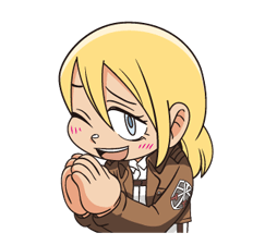 Attack on Titan Animated Stickers sticker #3190323