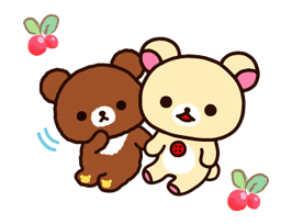 Rilakkuma~Korilakkuma with a new friend~ sticker #10247733