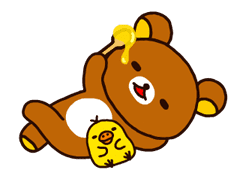 Rilakkuma~Korilakkuma with a new friend~ sticker #10247734