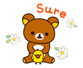 Rilakkuma~Korilakkuma with a new friend~ sticker #10247742