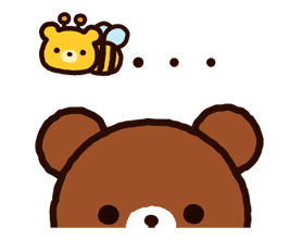 Rilakkuma~Korilakkuma with a new friend~ sticker #10247743