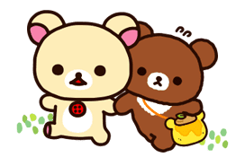Rilakkuma～Korilakkuma with a new friend～ sticker #10247744