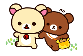 Rilakkuma~Korilakkuma with a new friend~ sticker #10247744