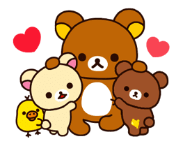 Rilakkuma~Korilakkuma with a new friend~ sticker #10247745