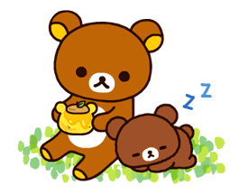 Rilakkuma~Korilakkuma with a new friend~ sticker #10247750
