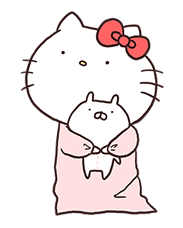 Hello Kitty × Usamaru sticker #13455176
