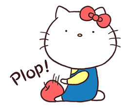 Hello Kitty × Usamaru sticker #13455179