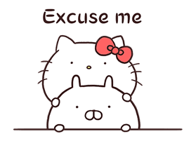 Hello Kitty × Usamaru sticker #13455196