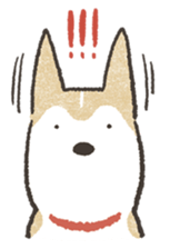 Shiba Inu (Shiba-Dog) stamps sticker #96537