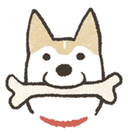 Shiba Inu (Shiba-Dog) stamps sticker #96541